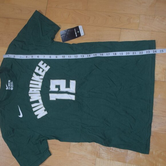 New w Tags! Nike Women's Sz M Milwaukee Bucks Jabari Parker Tee T Shirt NBA - Picture 4 of 5